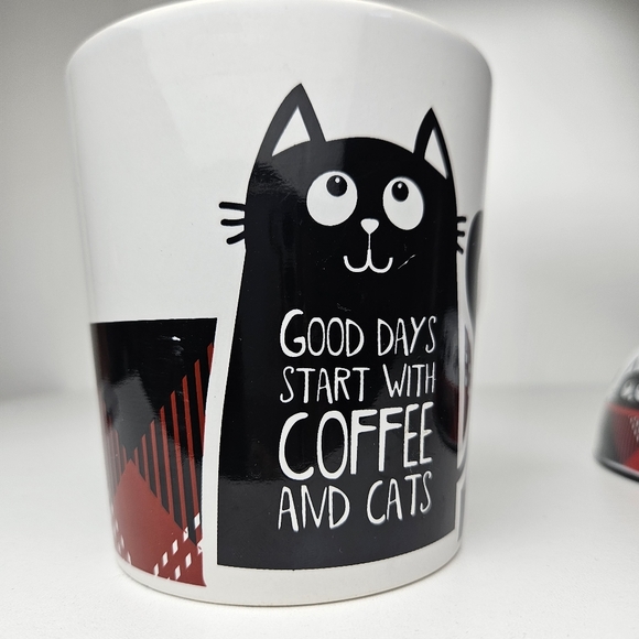 Cats Mug Matching Mug With Pet Bowl Nwot - Picture 4 of 6